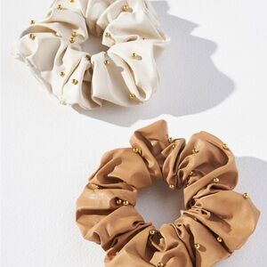 sale | anthropologie | faux leather scrunchies